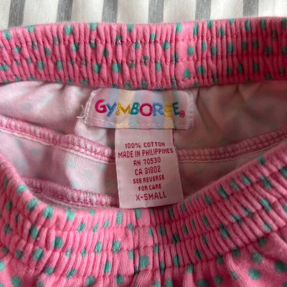Vintage Gymboree Bubble Ruffle Shorts – Pink/Teal – 9–18 Months - Picture 2 of 5